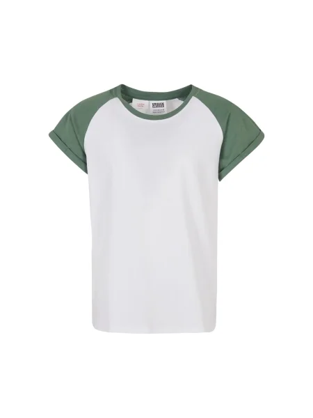 Urban Classics Tricou verde alb