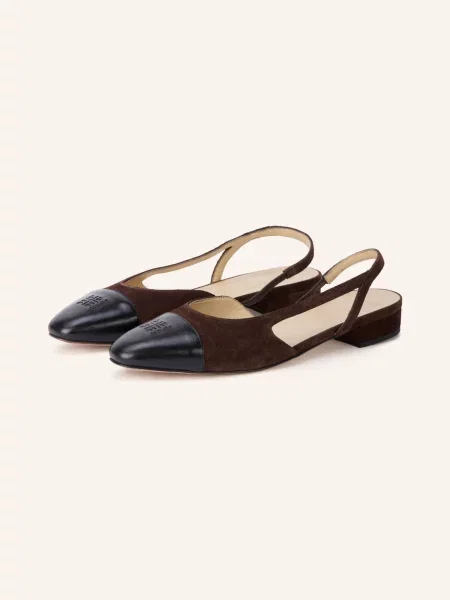 Riani Baleriny Typu Slingback braun czarne