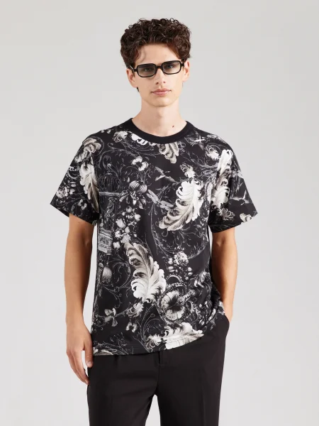 Versace Jeans Couture Tricou Negru alb