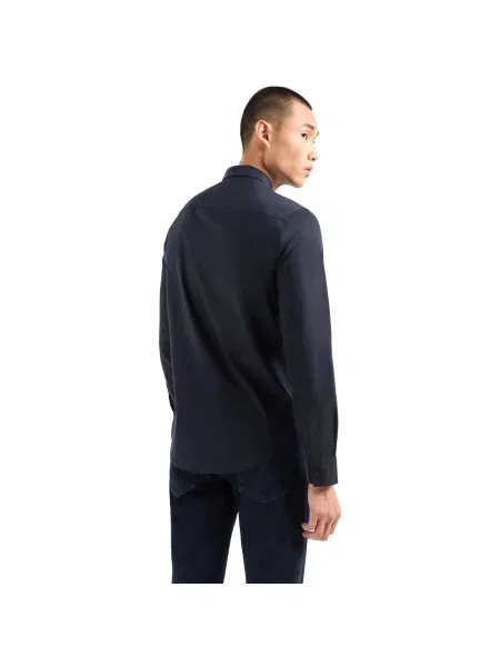 Cămașă Armani Exchange business albastru