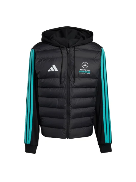 ADIDAS PERFORMANCE Geacă sport Mercedes-AMG Petronas Formula 1 Team cyan / negru alb