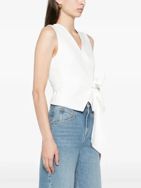 Decupat vestă Max Mara alb