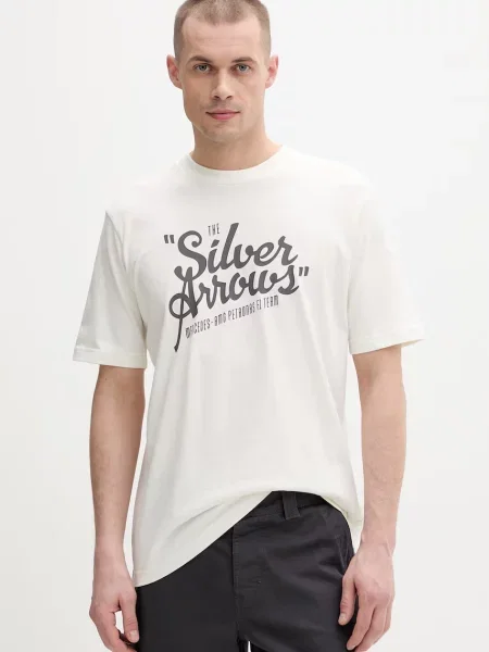 Adidas kratka majica x Mercedes bež