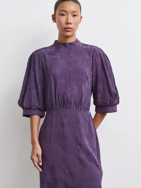 Medicine rochie din vâscoză violet