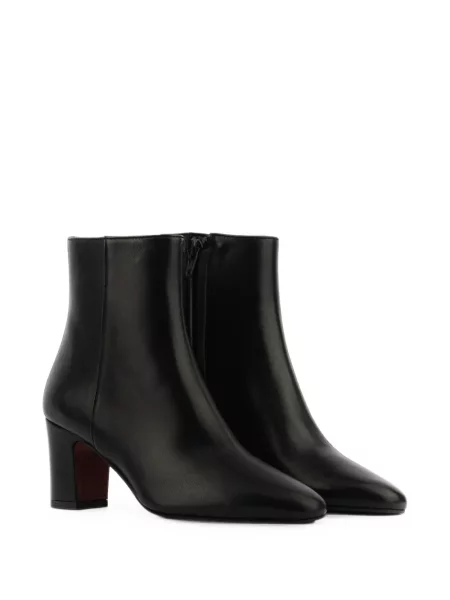 Cizme scurte Paul Warmer din piele negru