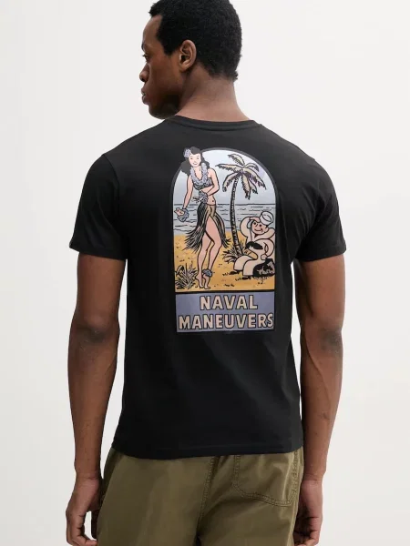 Alpha Industries tričko Naval T BP černé