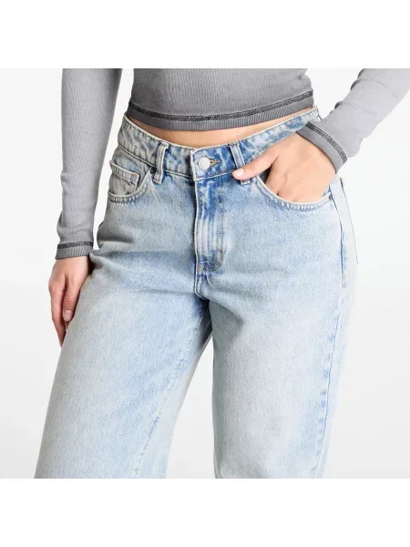 Παντελόνια Guess Originals Baggy Dad Jeans Washed Blue 25 μπλε