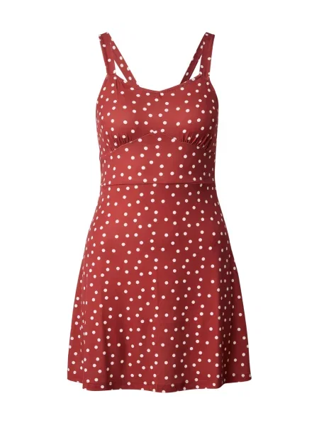 ABOUT YOU Obleka Zola rjasto rdeča bela