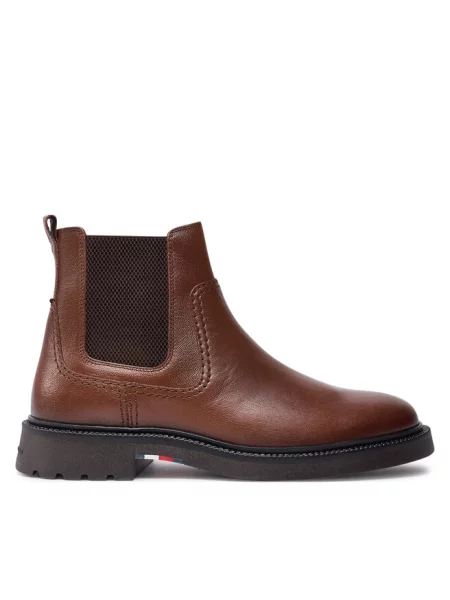 Sztyblety Tommy Hilfiger brązowe
