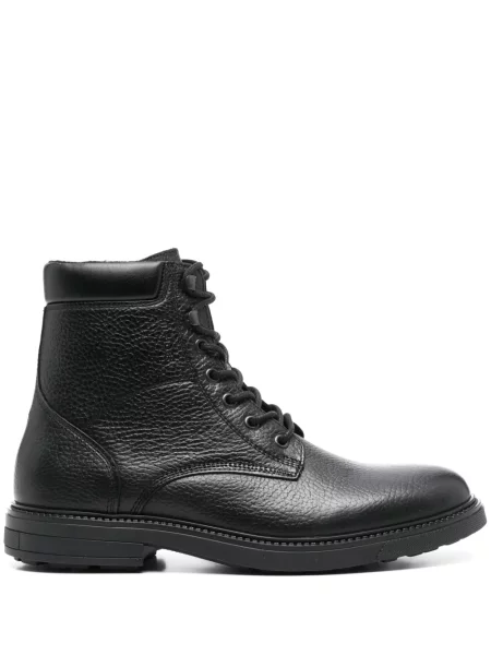 Botine Tommy Hilfiger din piele negru