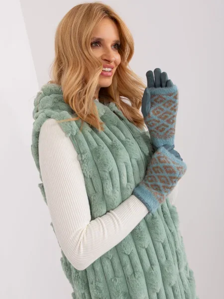 Mănuși Fashionhunters maro