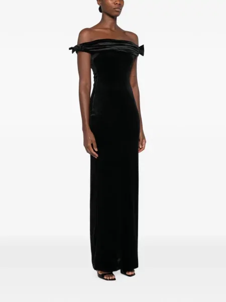 Rochie maxi Twenty Fourhaitch cu funde negru