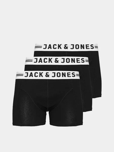 Набір трусів JACK & JONES бавовна/еластан чорний