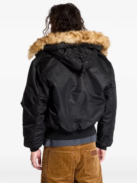 Geacă bomber Alpha Industries negru