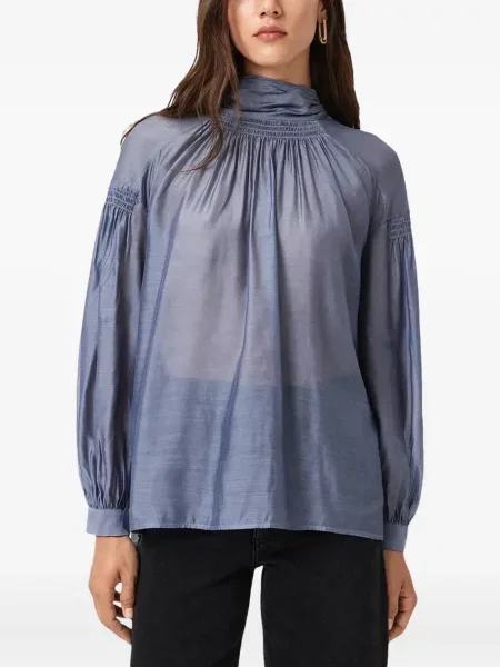 Bluză Allsaints albastru