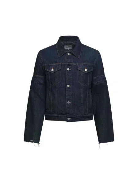 Kurtka jeansowa Mm6 Maison Margiela niebieska