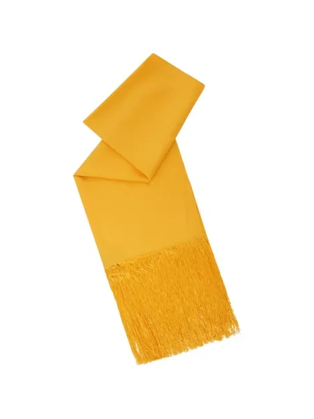 Szal Taller Marmo z frędzli żółta