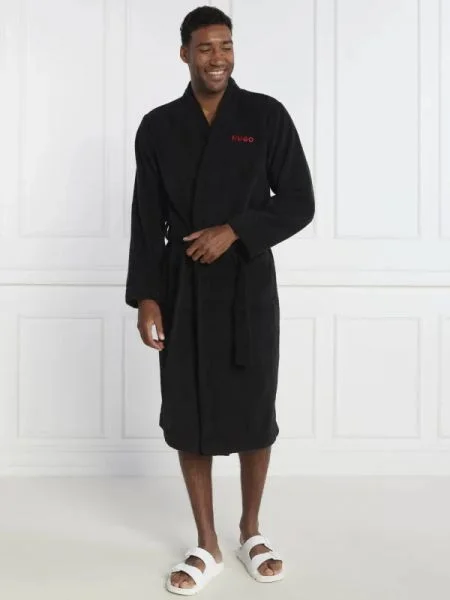 Hugo Halat Terry Gown negru