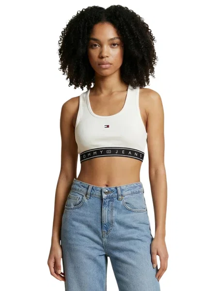 Top Tommy Hilfiger Jeans biały