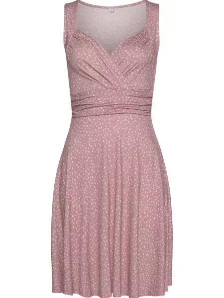 VIVANCE Obleka staro roza bela