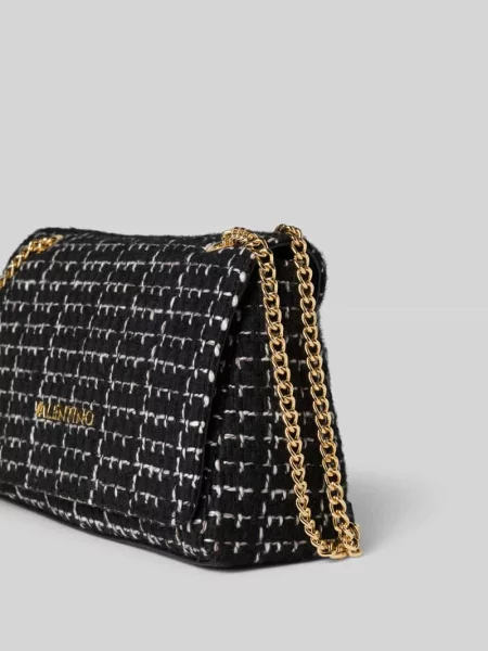 Torebka Valentino Bags tweedowa czarna