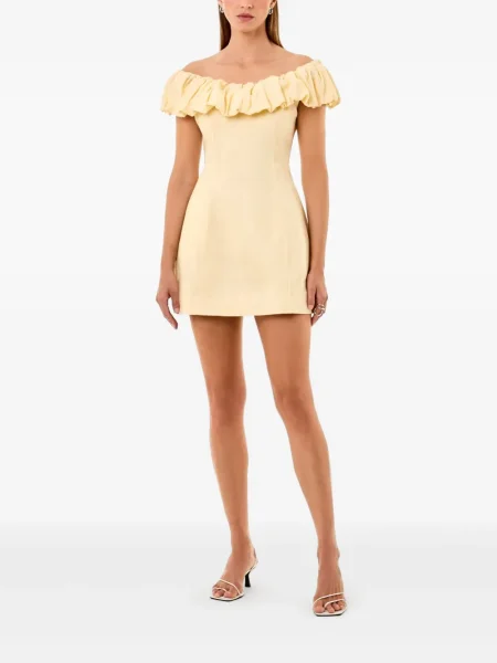 Rochie mini Nicholas de costum galben