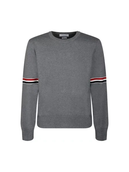 Sweter Thom Browne w paski szary