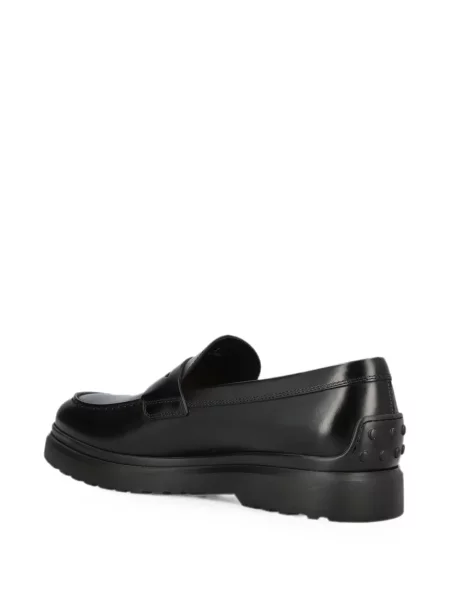 Pantofi loafer Tod's cu autograf negru