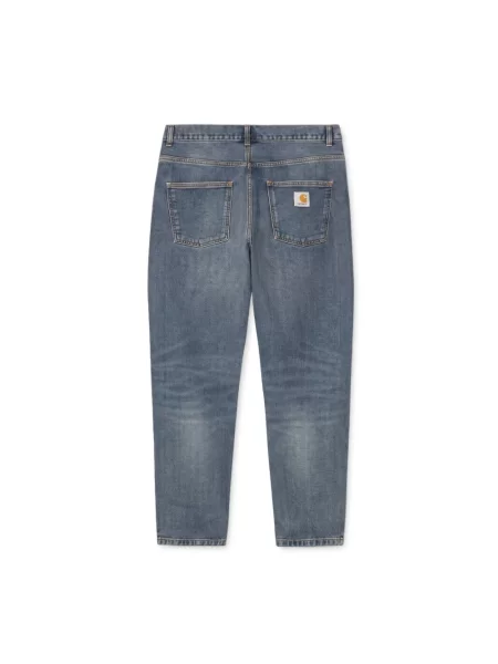 Jeansy Carhartt WIP Newel Pant Blue Dark Used Wash 33 niebieskie