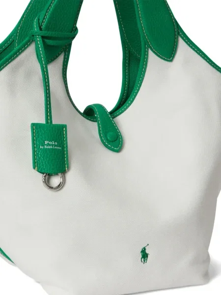 Ριγέ δερμάτινος κάλτσες Polo Ralph Lauren με κορδόνι μαύρο