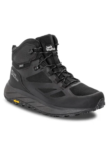 Sneakerși Jack Wolfskin negru