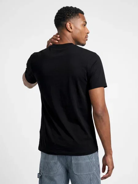 Jacquard póló Lacoste fekete
