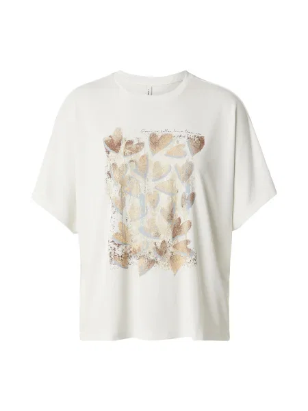 ONLY Tricou ONLFREE albastru deschis / auriu alb