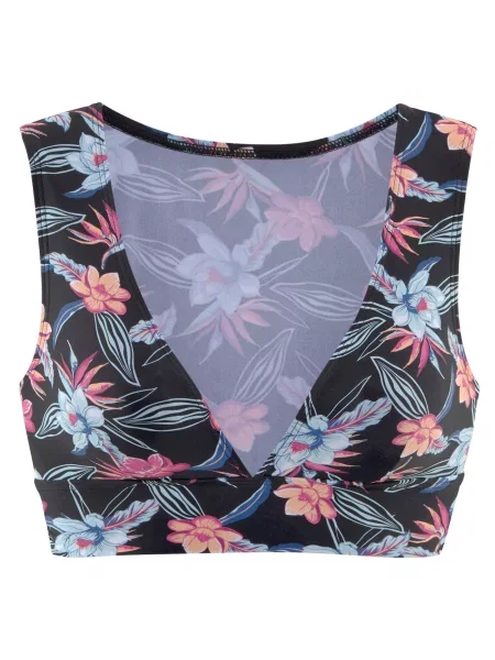 KangaROOS Bikini zgornji del svetlo modra / oranžna / temno roza črna