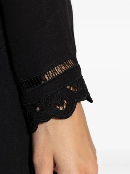 Rochie Isabel Marant din dantelă de costum negru