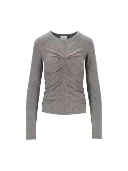 Top Marant Etoile wełniany szary