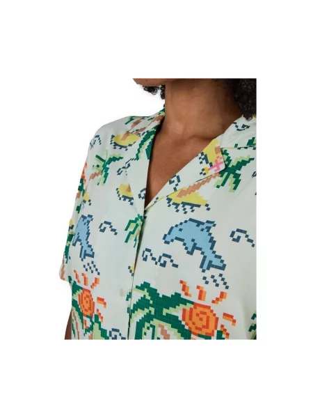 Blúzka Brava Fabrics s tropickým vzorom