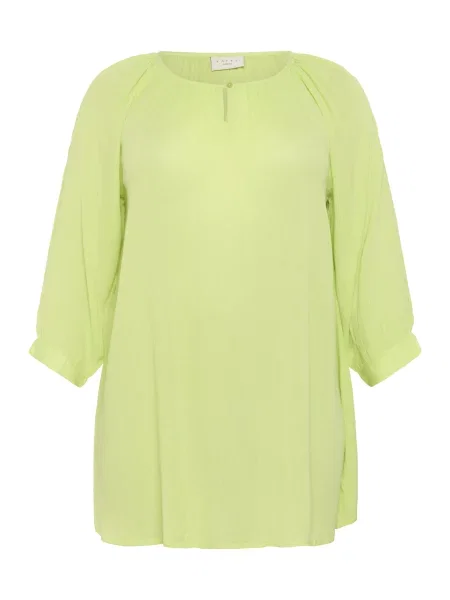 KAFFE CURVE Tunika Ami svetlo zelena