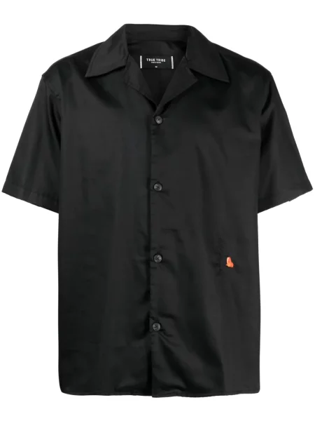 Cămașă True Tribe cu model floral negru