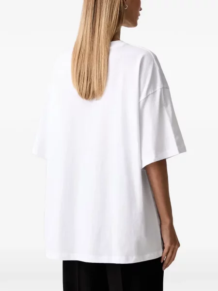 Tricou Armani Exchange cu imagine alb