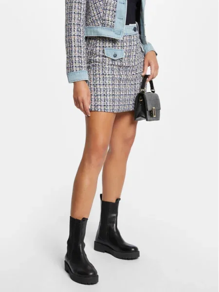 Morgan Fustă mini albastru