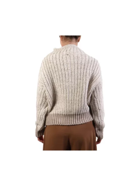 Sweter Liu Jo wełniany beżowy