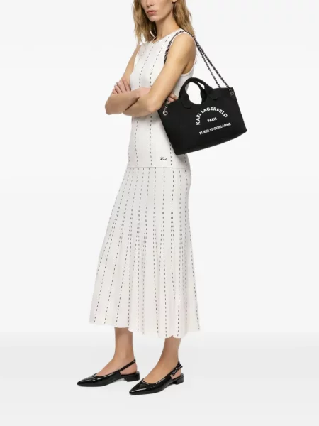 Colier Karl Lagerfeld negru