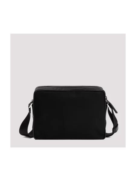 Torba crossbody Prada skórzana czarna