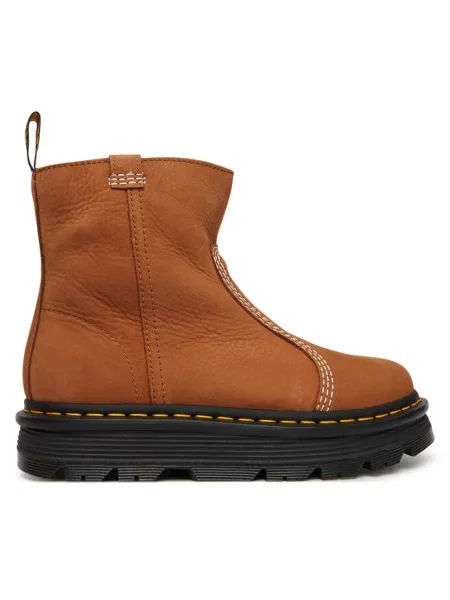 Botki Dr. Martens brązowe