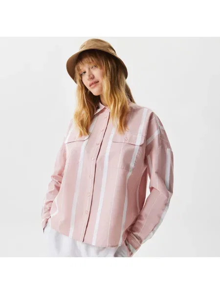 Рубашка Lacoste розовая