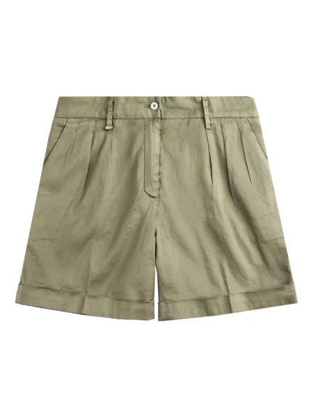 Pantaloni scurți Fay plisate verde