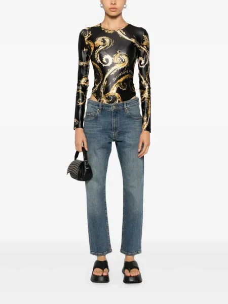 Τζιν Versace Jeans Couture με κέντημα μπλε