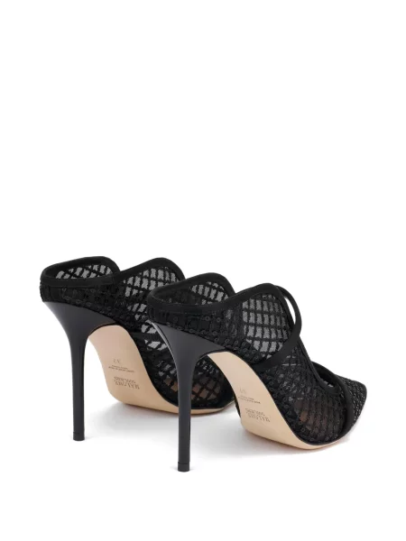 Мрежести мюли Malone Souliers с пайети черно