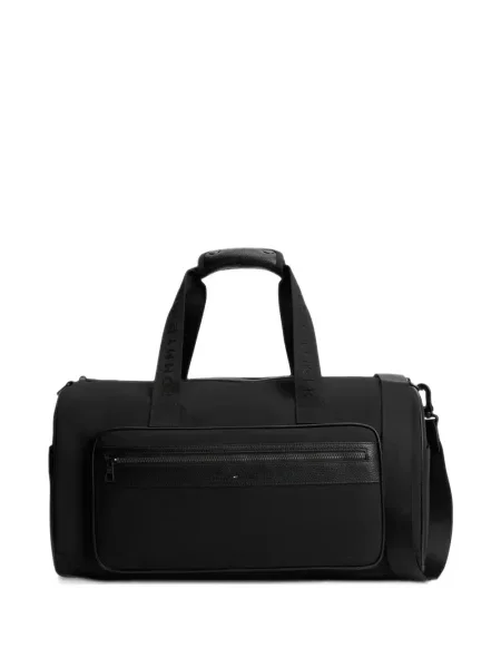 Geantă Tommy Hilfiger cu autograf negru